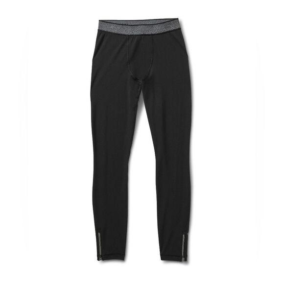 Vuori Limitless Compression Tight In Black Size Large Running Gray Zip Legging - Picture 1 of 6